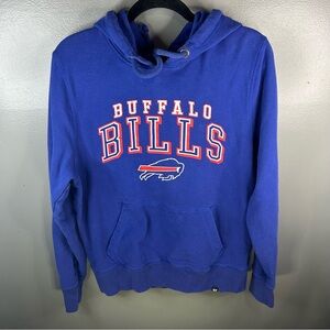 Buffalo Bills NFL 47 Brand Blue Pullover Hoodie Sweatshirt Size Medium